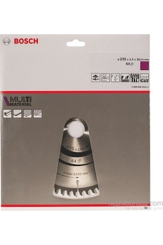 Bosch Multi Material 235x30/25 mm 64 Diş Daire Testere Bıçağı - 2608640514