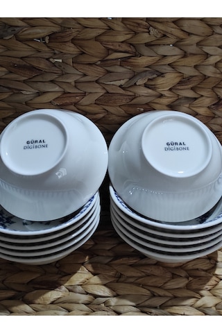 Güral Porselen Ada 14 Cm Küçük 12 Adet Çorba Kase