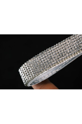 Gümüş Swarovski Taşlı Anahtarlık