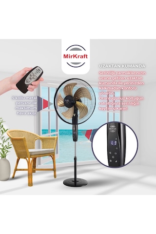 Mirkraft Fs-k5018 18'' Dc Motor 5 Metal Kanatlı Uzaktan Kumandalı