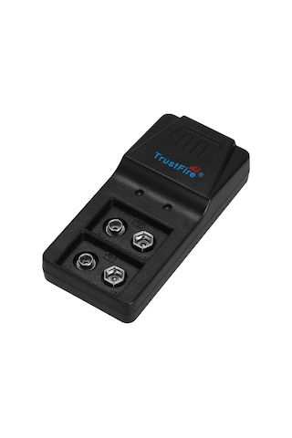 Tenfowee 9v Şarj Edilebilir Pil Şarj Cihazı, 2 Adet Pil İçin, Sabit Akım, Led Göstergesi, Usb Girişli, Ev Ve Seyahat İçin