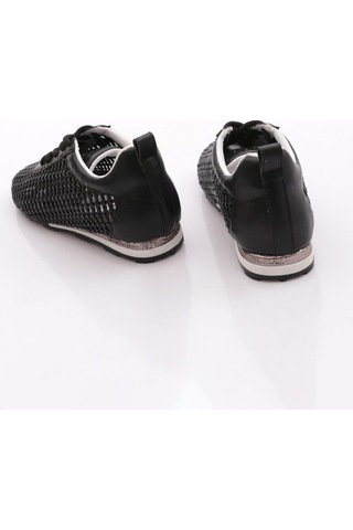 Dgn B0030 Kadin Delikli Casual Ayakkabi Siyah