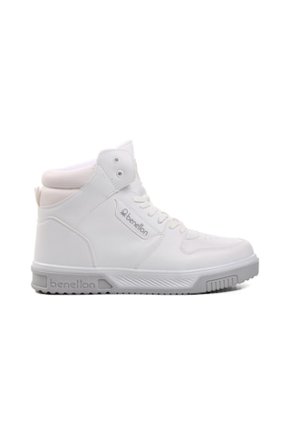 United Colors Of Benetton Beyaz Erkek Hi Sneaker Bn-31087 M Beyaz
