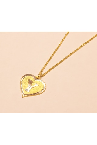 Altın Y Harfli Halat Zincir Guler1002568