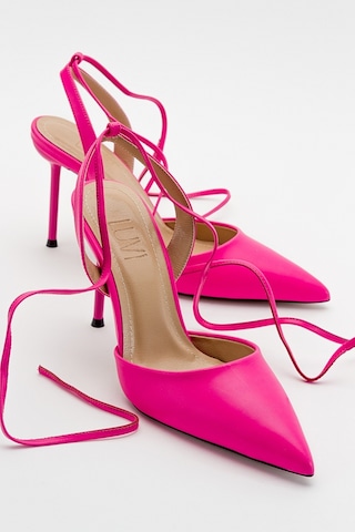 Luvishoes Bonje Fuşya Kadın Topuklu Ayakkabı Fuşya