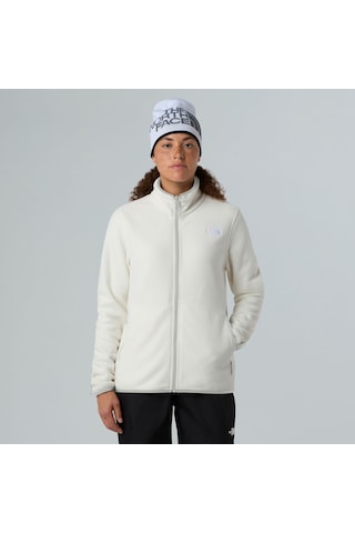 The North Face Kadın Glacier Tam Fermuarlı Polar Nf0a8d2fqlı1 Beyaz