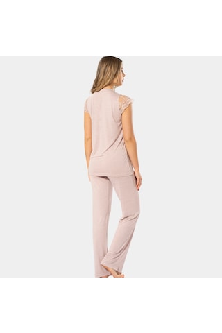 Türen Kadın Lohusa Pijama Takımı 3294/pudra