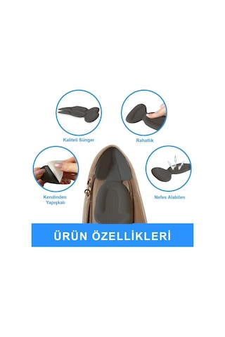 Active Team SP08 - Yapışkanlı Topuk Koruma | Topuk Vurma Önleyici Ped