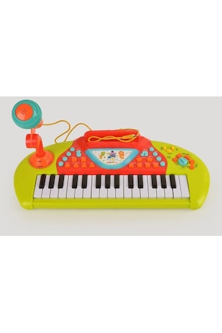 Karaoke Özellikli Müzikli Işıklı Mp3 Girişli Ve Mikrofonlu Çok Fonksiyonlu Piyano-lc-30972
