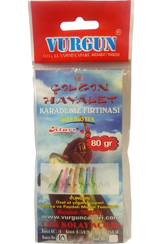 VURGUN 80gr 7 İğneli Kısa Köstek Çılgın Hayalet Çapari