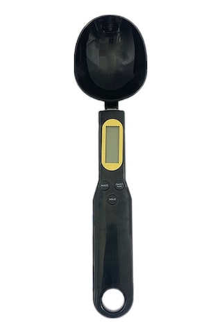 Elektronik Kaşık Ölçeği Ev Elektronik Terazi 500 Gr/0,1 Siyah Siyah