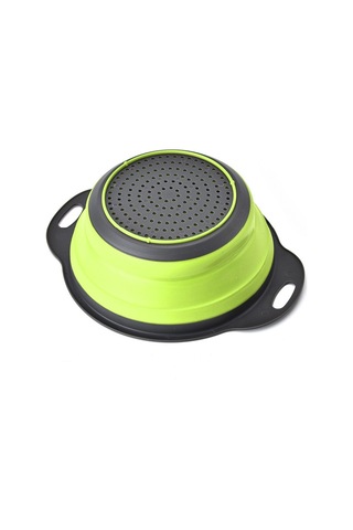 Cbtx Yaratıcı Katlanır Sebze Meyve Depolama Sepeti Organizatör Drenaj Sepeti, L, Boyut: 29.5 23.5 10cm Yeşil