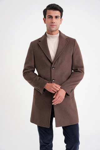 Efor Plt 088 Palto Comfort Kahve Kahverengi