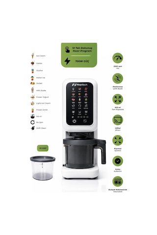 Pirantech DM-26 700 W Dondurma Milkshake Yapma Makinesi
