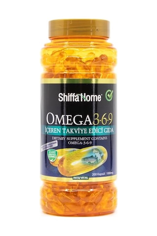 Aksu Vital Omega 3-6-9 Softjel 1000Mg X 200 Kapsül
