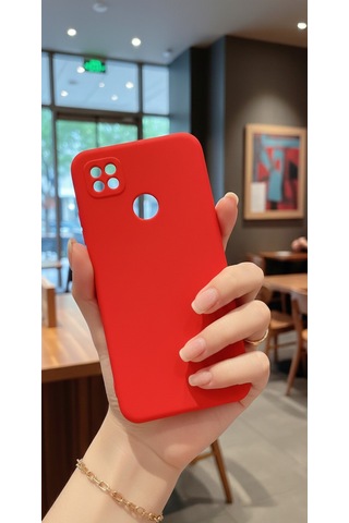 Xiaomi Redmi 9c Uyumlu İçi Kadife Kamera Korumalı Renkli Silikon Kılıf
