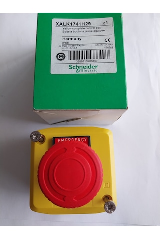 Schneider Harmony Kırmızı mantar kafalı Ø40, Acil durdurma butonu Schneider Harmony Kırmızı mantar kafalı Ø40, Acil durdurma butonu
