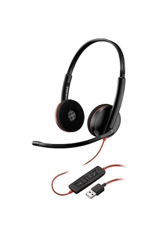 Plantronics C3220 USB-A Kulak Üstü Kulaklık Plantronics C3220 USB-A Kulak Üstü Kulaklık