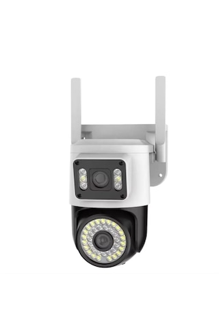 Yeni Çift Lens Kablosuz Ip Kamera Güvenlik Kamerası