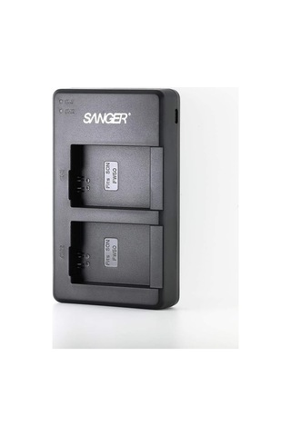 Sanger Np-fw50 Sony Uyumlu İkili Usb Şarj Aleti