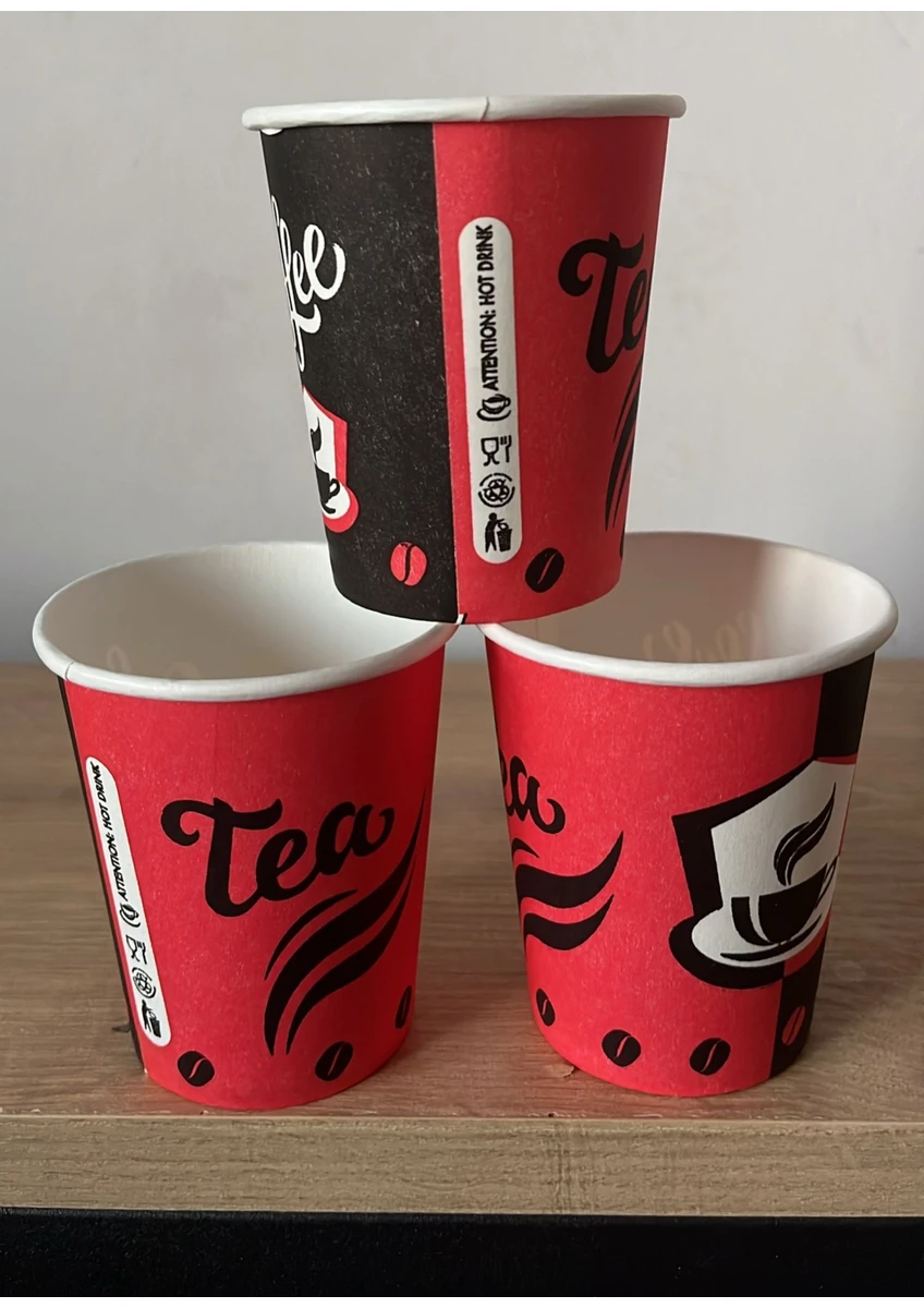 Clean Cup Karton Bardak Kırmızı 3000 ADET