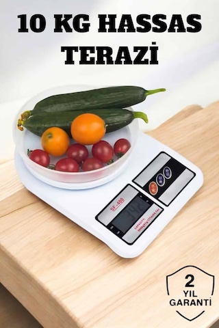 Kompakt Tasarım Ve Tek Tuşla Sıfırlama Özelliğiyle Kullanımı Kolay Mutfak Tartısı Sarı 67276749