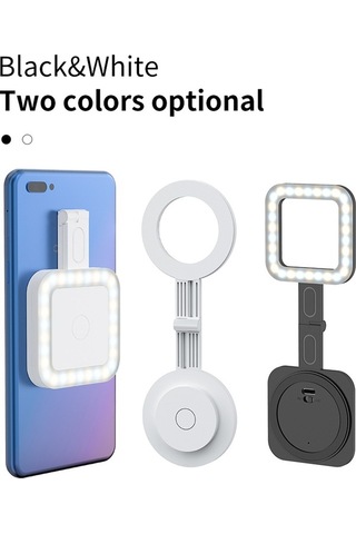 Pazly D13408w Manyetik Led Dolgu Işığı - Telefon Selfie Işığı Beyaz Beyaz