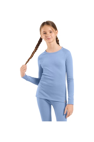 Odlo Odlo Active Warm Kids Bl Top Crew Neck L/s Unisex Çocuk Mavi Içlik Üst 5509 Mavi