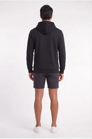Sup Marvel Logo Baskılı Kapüşonlu Siyah Kadın Erkek Sweatshirt 12081