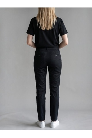 Sisley Slim Fit Gabardin Pantolon Kadın Siyah Pantolon - 325a4aı655ah6