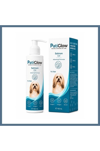 Buradabulabilirsin Patiglow Köpek Somon Yağı 150 Ml Bbz