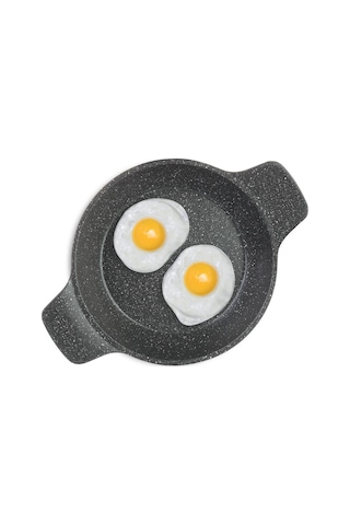 Thermoad Saplı Kapaksız  Döküm Sahan Set 2'li 20 - 22 CM Gri