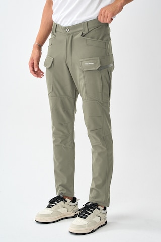 Dechers Soft Shell Rüzgar, Su & Soğuk Geçirmez İçi Polarlı Kışlık Taktik Pantolon E218-5 Bej