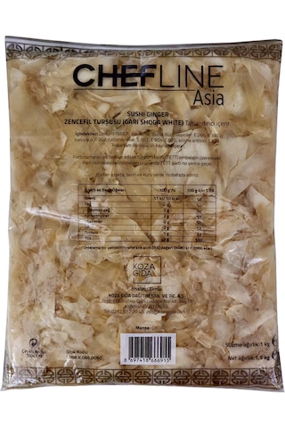 Chefline Asia Zencefil Turşusu 1500 G