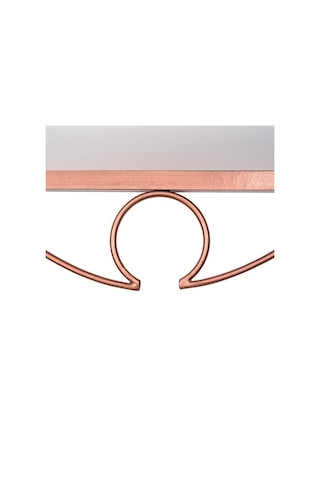 Vitale Ferforje Duvar Aynası Rose 60 Cm Ak.Fe0003 Pembe