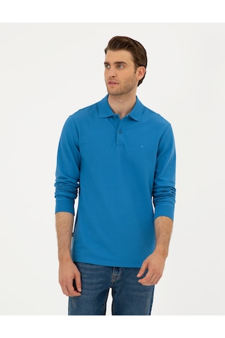 Pierre Cardin Erkek İndigo Sweatshirt 50294438-vr028 İndigo