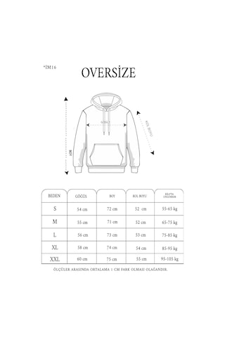 Primemagazam Kadın Kapüşonlu Kanguru Cepli 3 İplik Pamuklu Düz Hoodie Sweatshirt - Siyah Çeşitli