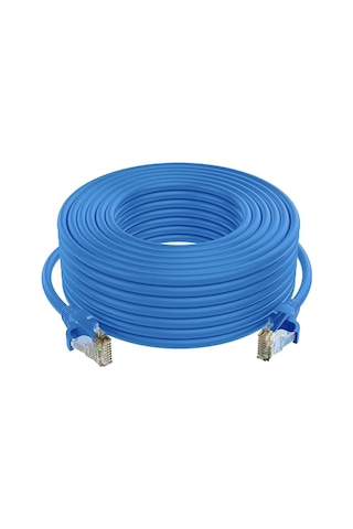 Cat6 Kablo 40 Metre Mavi