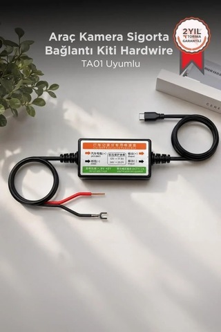 Delux Serisi Modu Enerji Ses Araç Kamera Sigorta Bağlantı Kiti Hardwire Ta01 Uyumlu