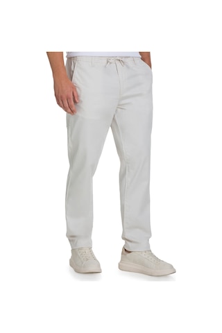Hatemoğlu Taş Regular Fit Yandan Cep Pamuklu Jogger Pantolon 35264 Taş