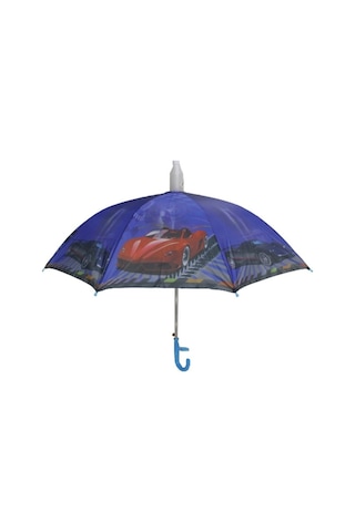 Cappello Marlux Bardaklı Korumalı Erkek Çocuk Lacivert Baskılı Şemsiye M21 (507008397)-Mavi