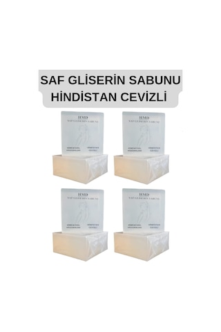 Hmd Bitkisel Kozmetik Hindistan Cevizli Saf Gliserin Sabunu 4 x 100 G