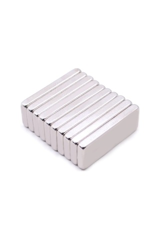 Neodyum Mıknatıs Dikdörtgen 20X10X2 Mm - 10 Adet