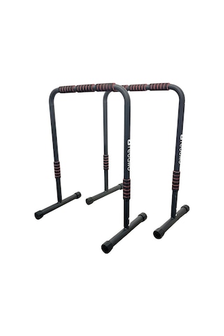 Rebuwo İkili Uzun Paralel Dip Bar – Tall Parallettes Dips Bar | Portatif Ev Tipi Fitness Ekipmanı | Vücut Ağırlığı ile Egzersiz İçin