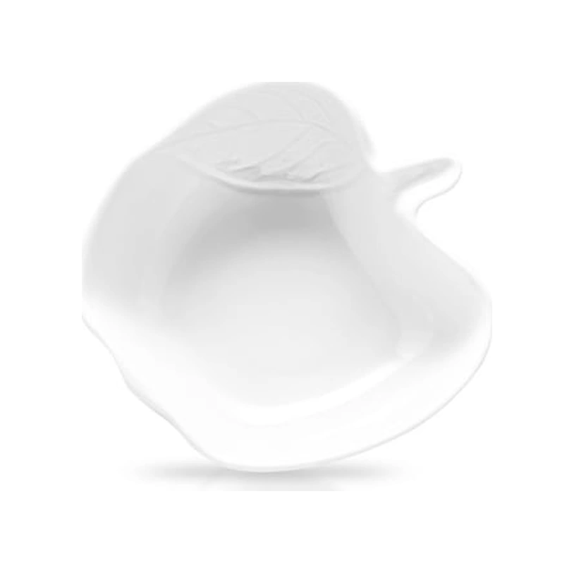 Fermato Elma Şekilli Kase 12 Cm Beyaz