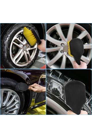 Sarı Jant Temizleme Fırçası