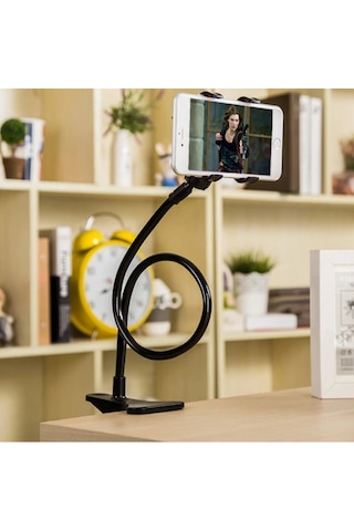 Boyuna Asılan Ergonomik 360 Derece Cep Telefonu Tutucu Stand 5545 Çok Renkli
