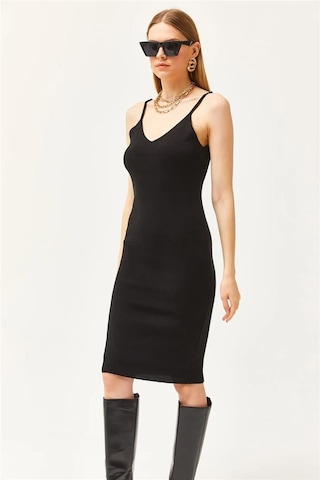 Fashion Friends Elbiseli Kadın Triko Takım 25k0354k1 Siyah