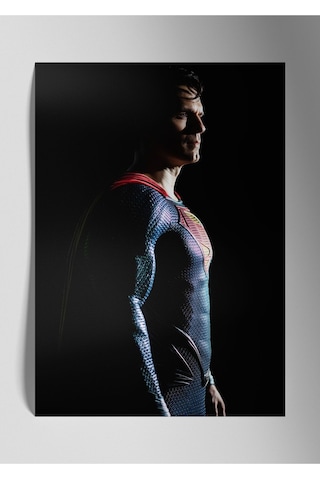 Metal Baskı Parlak Marvel Duvar Tablosu - Süpermen, Film Posterleri