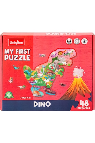 Ahşap Puzzle Dinazor